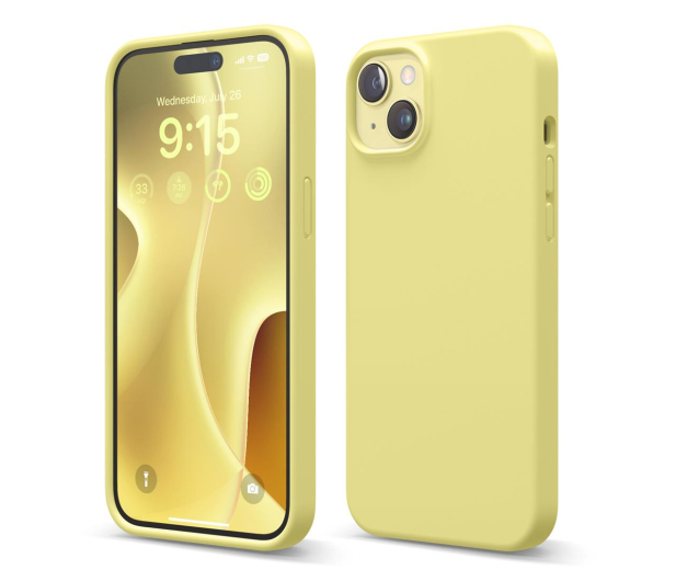 Elago Silicon Case do iPhone 15 Plus Yellow - 1236214 - zdjęcie
